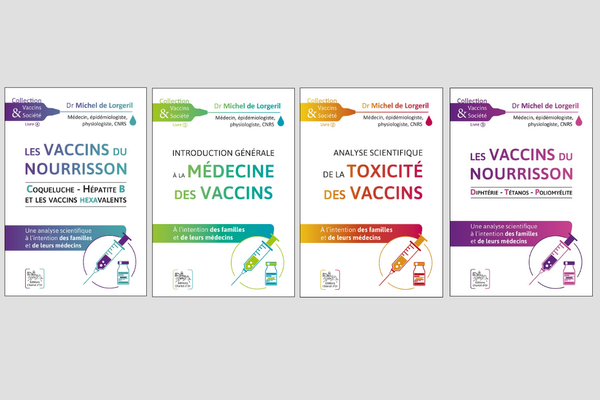 Les derniers ouvrages du Dr De Lorgeril sur les vaccins