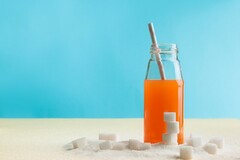 Un grand verre de jus d’orange équivaut à quatre sucres.