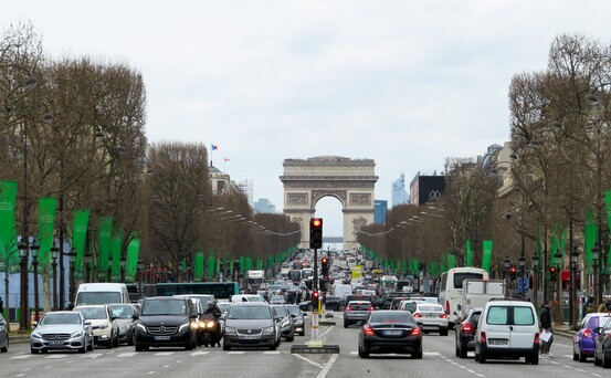 En 2008 à Paris, le trafic routier représentait 31% des émissions de gaz à effet de serre.