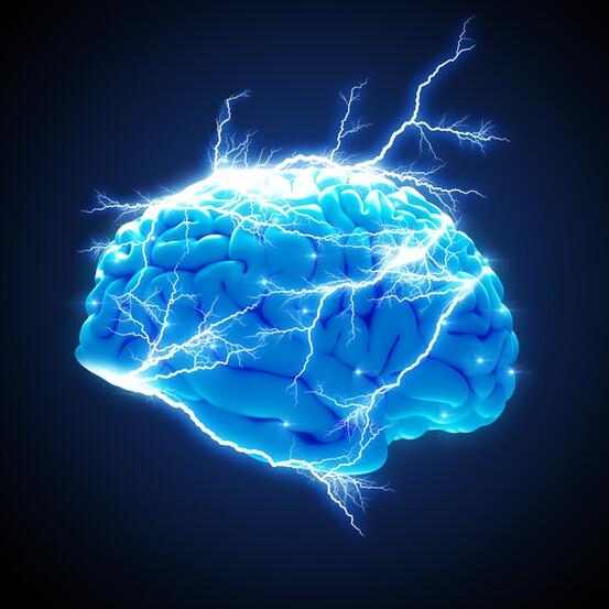 La stimulation transcrânienne rééquilibre l'activité électrique des neurones. 