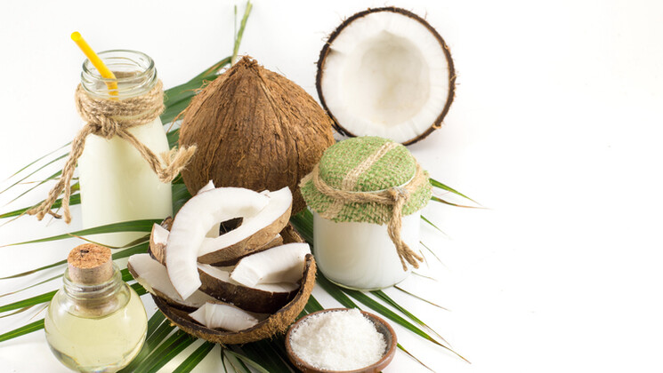 La noix de coco est recommandée sous toutes ses formes