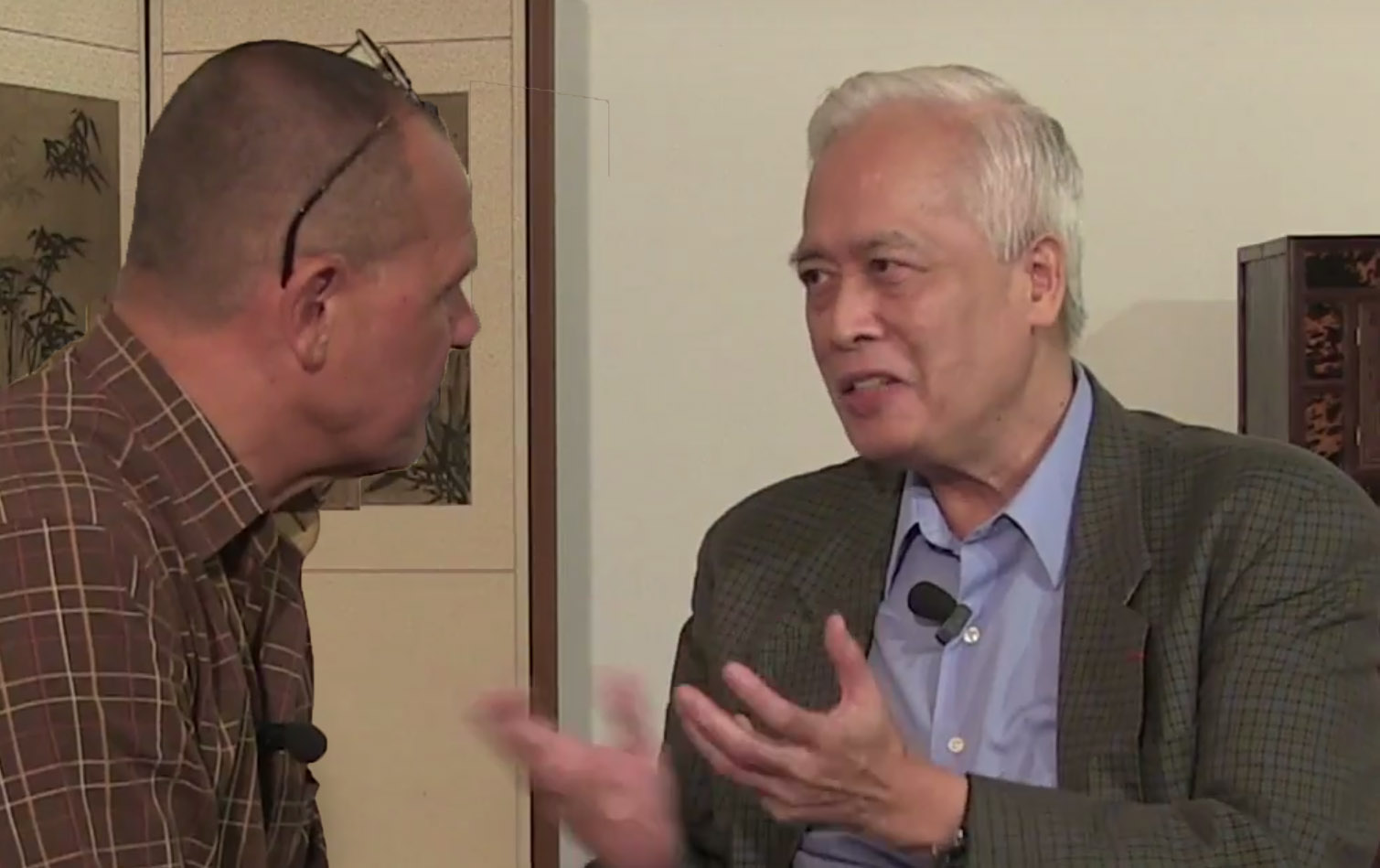 Claude Corse a rencontré le professeur d'astrophysique Trinh Xuan Thuan 